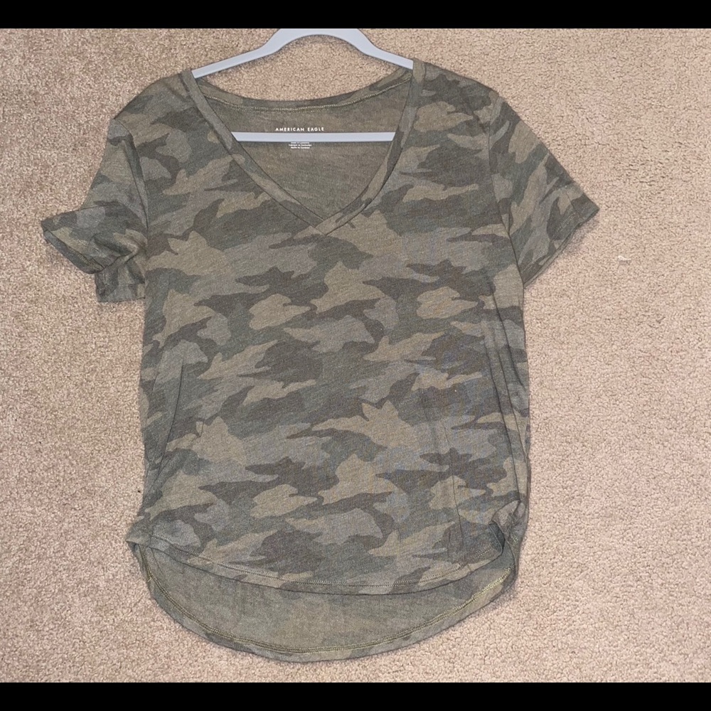 Army print t-shirt